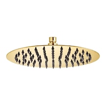 Fause Tepe Duş Başlığı Oval Slim 304 Metal 25 Cm Altın Ktd106-G Altın