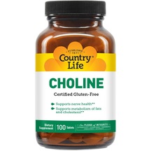 Country Life Choline Nerve Health 266 Mg 100 Tablet