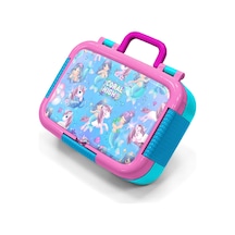 Coral High Kids Mor Pembe Unicorn Deniz Kızı Desenli Paslanmaz Çelik Beslenme Kabı 39310 Mor - Açık Pembe