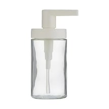 Beyaz Cam Sıvı Sabunluk, 200 Ml Kapasite 12 Izgara