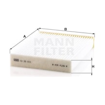 MANN CU25012 Polen Filtresi Dokker 12- Lodgy 12- / X-Traıl 13-