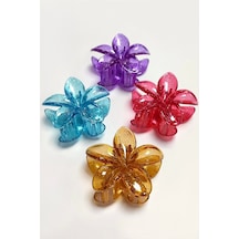 Simli Lotus Toka 8 Cm Çok Renkli