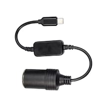 Type-c 5 Volt To 12 Volt Çakmak Fiş Çevirici, 12 Watt