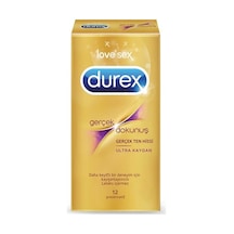 Durex Gerçek Dokunuş Ultra Kaygan Prezervatif 12'li