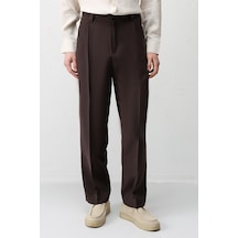 Antioch Pileli Relaxed Fit Erkek Pantolon A26y2842 Kahve