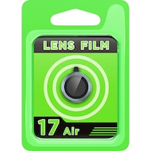 İphone 17 Air Raze Metal Kamera Lens - Mavi