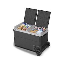 Mcd95d 12/24volt 95 Litre Kompresörlü Çift Bölmeli Tekerlekli Outdoor Oto Buzdolabı/dondurucu