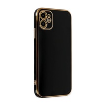 Apple Uyumlu iPhone 12 Kılıf Volet Silikon - Siyah 0.2M-Çok Renkli