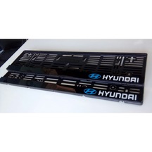 Hyundai Yazılı Logolu Pleksi Takmatik Plakalık Takımı 2'Li Set 548332011