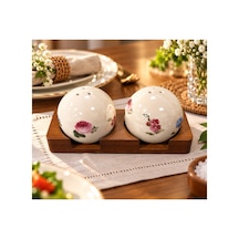 Petıt Fleur Koleksıyonu Bambu Tuz Ve Bıberlık Beyaz - 937007670 Beyaz