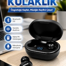 Mikrofonlu Bluetooth Kulaklık Gürültü Azaltmalı Bluetooth 5.0 Kablosuz Kulaklık 00