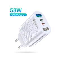 Uslion Pd 58w Usb + Type-c Hızlı Şarj Başlığı- 5775