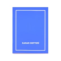 Gülpaş 116 Karar Defteri Pls.kapak 40yp. 21 30 144 Çeşitli Renk Ve Desen