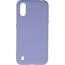 Gld-spt- Newface Samsung Uyumlu Galaxy A01 Kılıf Nano İçi Kadife Silikon - Lila