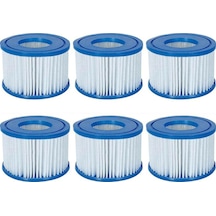 Maiyame 6 Adet Vı Boyutlu Spa Filtre Elemanı - Su Temizliği İçin Dayanıklı Pet Malzeme, Lay-z-spa Modeli İçin Değiştirme Parçası Diğer