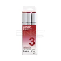 Copic Sketch Marker Color Fusion 3lü Set 3 Çok Renkli