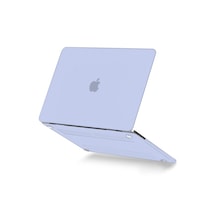 Newface Macbook Pro 13 2020 Macbook Buzlu Kapak - Lila