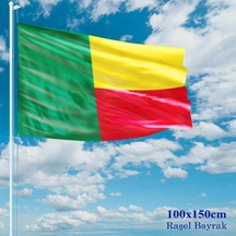 Benin Bayrağı - 100x150 Cm 1 Metre X 1,5 Metre - Raşel Kumaş 1