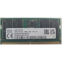 Sk Hynix Sk-hynix Hmcg78agbsa095n 16gb Ddr5 5600mt Cl46 262 Pin Sodımm, 1.1v Notebook Ram Bellek