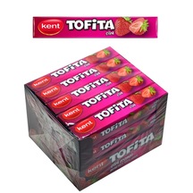 Kent Tofita Stick Şeker Çilek 20'li Paket