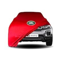 Land Rover Range Rover Evoque 1 2012-2018 Araba Brandası Kırmızı Kumaş Penye Toz Geçirmez Garaj Brandası Oto Branda