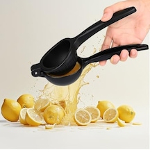 Döküm Limon Sıkacağı Limon Presi Büyük Boy 24 Cm, Siyah Metal Limon Sıkacağı, Döküm Narenciye Sıkacağı Döküm Limon Sıkıcı