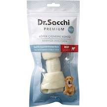 Dr.sacchi Premium Sığır Etli Sığır Derisi Genişletilmiş Düğüm Kemik Tahılsız Köpek Ödülü 5-6 1li 70 Gr 109-30016.01