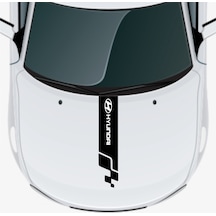 Hyundai Coupe İçin Uyumlu Aksesuar Oto Kaput Şerit Sticker