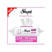 Sleepy Easy Clean Yüzey Temizlik Havlusu Lilyum Buketi 100'lü