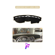 Mercedes W211 2002-2009 Uyumlu Torpido Örtüsü Yansıma Önleyici Kolay Montaj Tam Koruma H25 Torpido Halısı