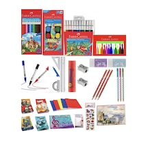 Faber-castell Kırtasiye Set İlkokul 2. 3. 4. Sınıf Tam Set 30 Prç