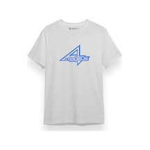 Steins Gate Amadeus Logo Beyaz Kısa Kol Erkek Tshirt 001