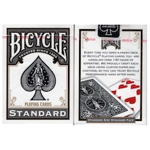 Bicycle Standart Index Siyah Black Standard Oyun Kağıdı Kartları