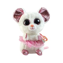 Ty Beanie Boos Tütülü Peluş Fare Nina 17 Cm Beyaz