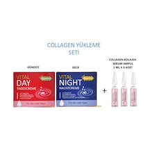 Gündüz + Gece Kremi + Collagen Ampul Kolajen Yükleme Seti