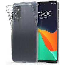 Newface Samsung Galaxy M52 5g Kılıf Lüx Şeffaf Silikon