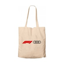F1 Audi Logo Krem Kanvas Bez Çanta Krem F1 Audi Logo Krem Kanvas Bez Çanta Krem