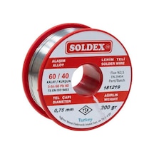 Soldex 200 G %60SN %40 PB Lehim Teli 0.75 MM