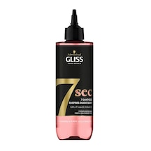 Gliss 7 Sec Saniye Express Onarıcı Bakım Yıpranmış Kırık Saçlar İçin Saç Bakım Yağı 200 ML