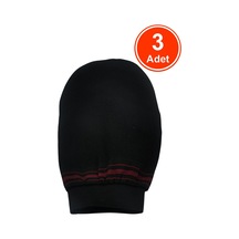 Siyah Lastikli Banyo Hamam Kesesi Peeling Eldiveni 15x26 Cm X 3 Adet