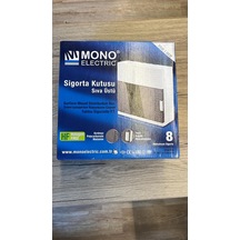 8li Sıva Üstü Sigorta Kutusu Halogen Free Mono