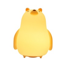 Sones Led Küçük Gece Lambası Karikatür Ayı Pat Işık Renkli Atmosfer Işıkları Çok Renkli