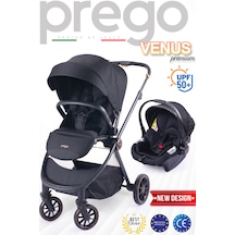 Prego Venüs Premium Travel Sistem UV Tenteli Travel Sistem Bebek Arabası
