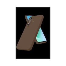 Samsung Galaxy Uyumlu A56 Kılıf First Silikon - Kahverengi Bz8683140871192