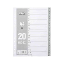 Kraf 1004 Plastik Seperatörharf A-z 20'li Paket