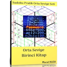 Sudoku Orta Seviye Bulmaca Kitabı-1