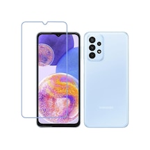 Samsung Uyumlu Galaxy A23 Nano Kırılmaz Cam Ekran Koruyucu Şeffaf