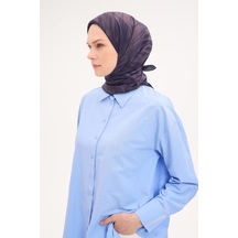 Silk Home Velora Eşarp Sulu Boya Desen Koyu Mürdüm 90x90 Çok Renkli
