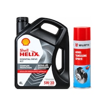 Shell Helix Essentıal Drıve Ect Dpf 5W-30 Motor Yağı 4 L + Würth Balata Spreyi 500 ML