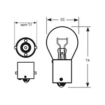 12v 93 P21w Stop Sinyal Ampulü, 10 Adet Paket,  Kalite
